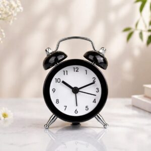 Classic Twin Bell clock for bedroom use