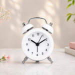Classic Twin Bell clock for office desk